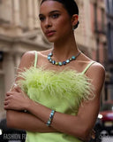 Paparazzi Cool, Clam, And Couture - Green Necklace