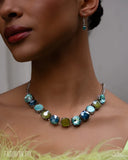 Paparazzi Cool, Clam, And Couture - Green Necklace