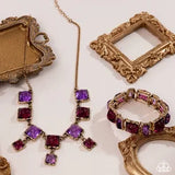 Paparazzi Vintage Boho - Purple Necklace