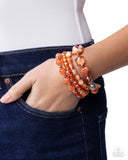 Paparazzi Thriving Tapestry - Orange Bracelet