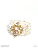 Paparazzi Poised Prelude - Gold Bracelet