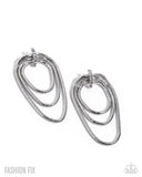 Paparazzi Industrial Charm - White Earring