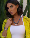 Paparazzi Giddy Getaway - Blue Necklace