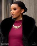 Paparazzi Over The Top Opulence - Gold Necklace