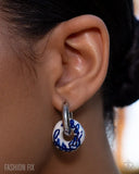 Paparazzi Comfortable Cruise - Blue Earring