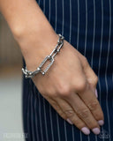 Paparazzi Boosted Bling - White Bracelet