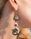 Paparazzi Delightful Dolphin - Gold Earring