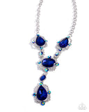 Paparazzi Fancy Formula - Blue Necklace