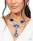 Paparazzi Fancy Formula - Blue Necklace