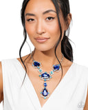 Paparazzi Fancy Formula - Blue Necklace