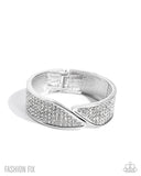 Paparazzi Fierce On Fleek - White Bracelet