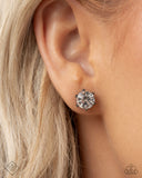 Paparazzi Forceful Facets - Black Earring