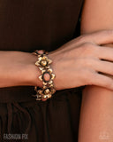 Paparazzi Genuine Grounding - Orange Bracelet