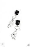 Paparazzi High-End Hallmark - Black Earrings