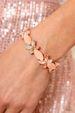 Paparazzi Soft-Hearted Succession - Rose Gold Bracelet