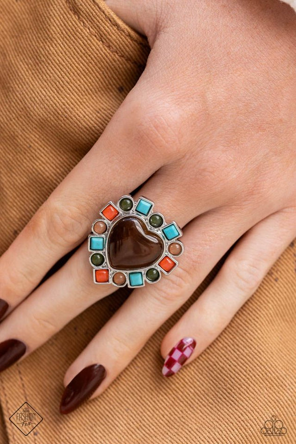 Paparazzi Desertscape Decadence - Brown Ring