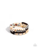 Paparazzi Eclectic Empire - Brown Bracelet