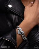 Paparazzi Positive Pose - White Bracelet