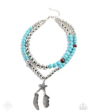 Paparazzi Restful Radiance - Blue Necklace