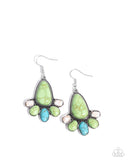 Paparazzi Rustic Revival - Green Earring