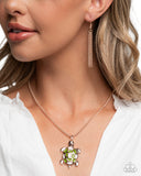 Paparazzi Turtle Tale - Rose Gold Necklace