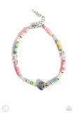 Paparazzi Carefree Coral - Multi Anklet