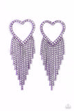 Paparazzi Sumptuous Sweethearts - Purple Earrings