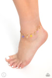 Paparazzi Smiley Sensation - Gold Anklet