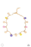 Paparazzi Smiley Sensation - Gold Anklet