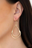 Paparazzi Simple Glisten - Gold Earrings