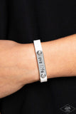 Paparazzi Love Life - White Bracelet