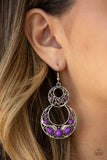 Paparazzi West Coast Whimsical - Purple Earrings