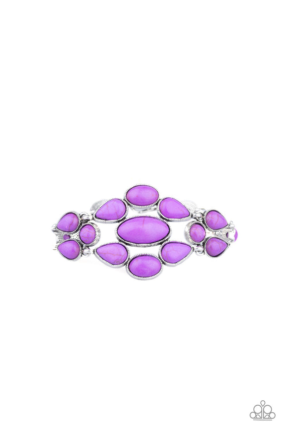 Blooming Prairies - Purple Bracelet
