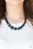 Paparazzi Party Pearls - Blue Necklace