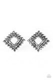 Paparazzi Kensington Keepsake - Silver Earrings