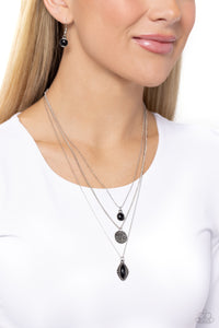 Paparazzi Tide Drifter - Black Necklace