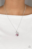 Paparazzi Stylishly Square- Purple Necklace