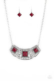 Feeling Inde-PENDANT - Red Necklace