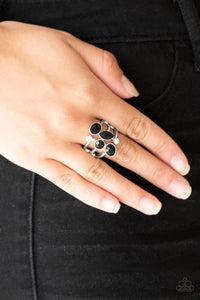 Paparazzi Metro Mingle - Black Ring