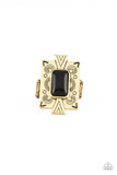 Paparazzi Stone Cold Couture - Brass Ring