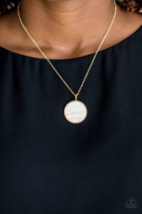 Paparazzi Shimmering Seashores - Gold Necklace