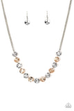 Paparazzi Simple Sheen - Silver Necklace