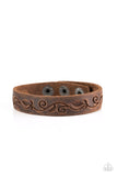 Paparazzi Fearless Forager - Brown Bracelet