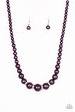 Paparazzi Party Pearls - Purple Necklace