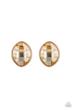 Paparazzi Movie Star Sparkle - Gold Earrings