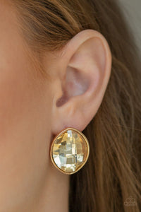 Paparazzi Movie Star Sparkle - Gold Earrings