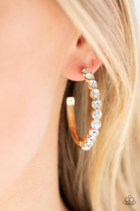 Paparazzi My Kind Of Shine - Gold Earrings