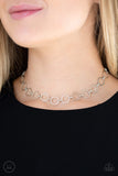 Paparazzi Metro Spunk - Silver Necklace