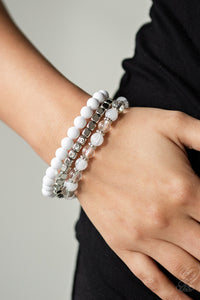 Globetrotter Glam - White Bracelet