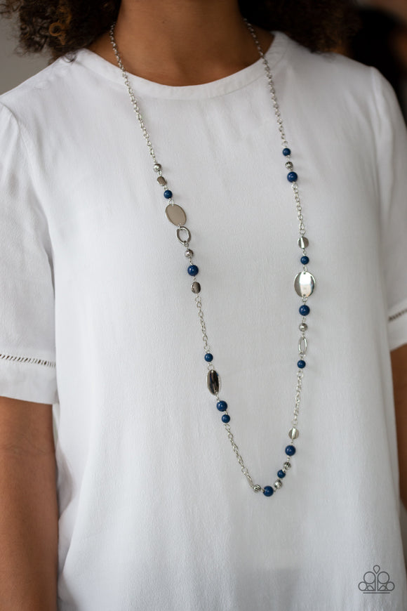 Paparazzi Serenely Springtime - Blue Necklace